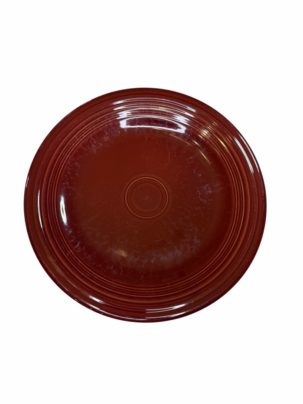 Vintage Fiestaware Retired Cinnabar Dinner Plate